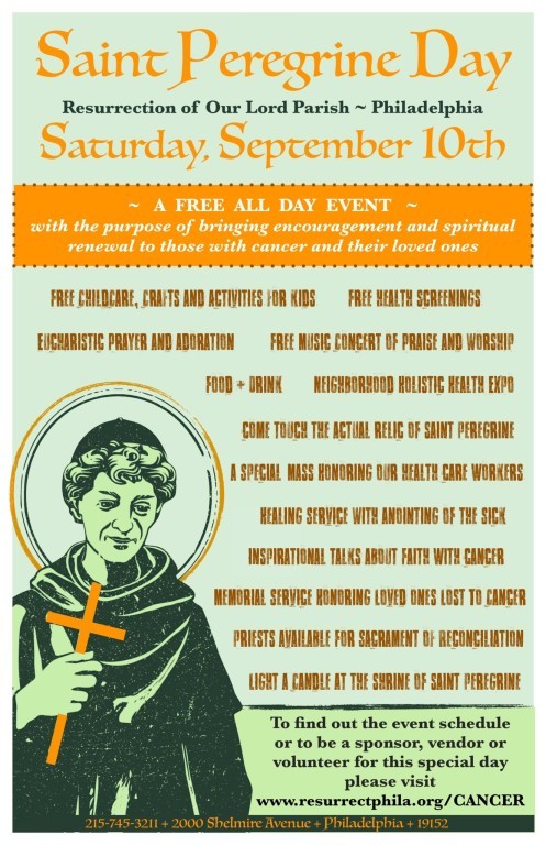 09/10/2022 - St. Peregrine Day featuring Anne DeSantis - Philadelphia, PA